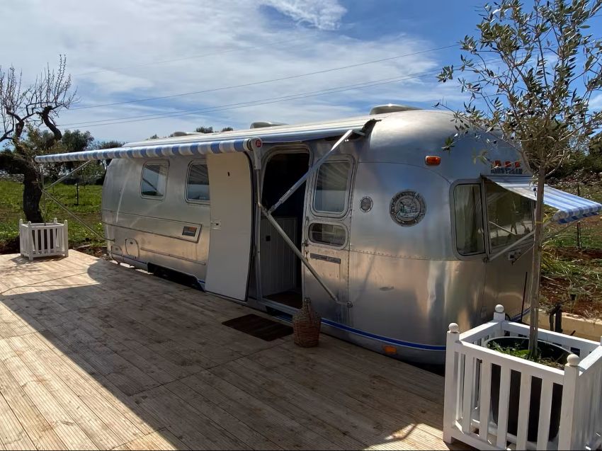 Airstream Petrarolo exclusive accommodation in Monopoli Puglia