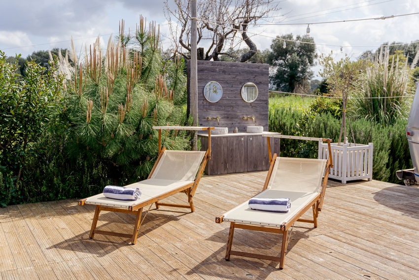Airstream Petrarolo unique glamping stay in Puglia Italy